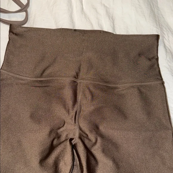 Athleta brown shimmer Activewear Set - Picture 7 of 10